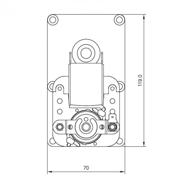 Motor reductor sneck FB1199 5,3 rpm  ax 9,5mm [4]