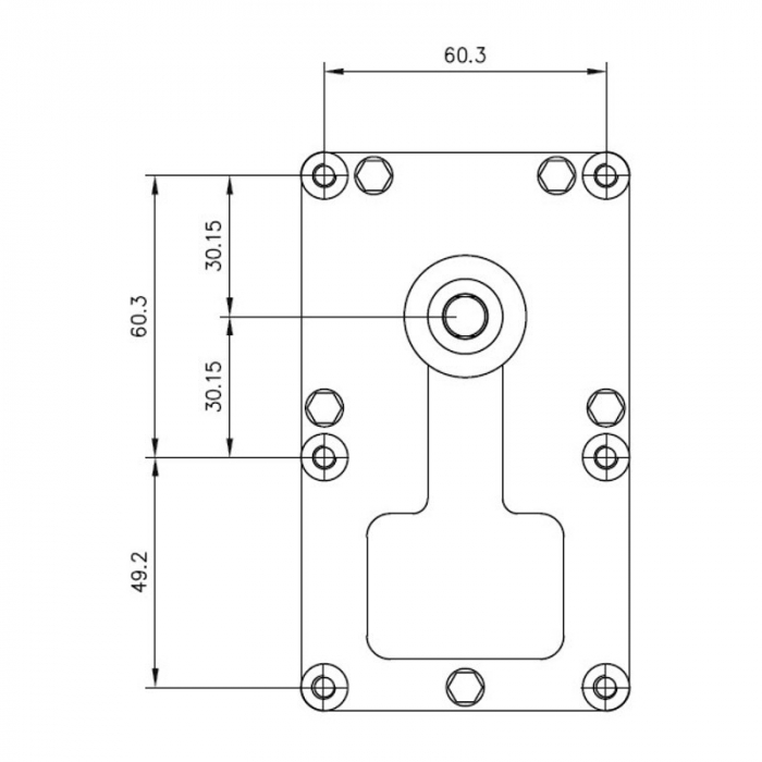 Motor reductor sneck FB1199 5,3 rpm  ax 9,5mm [2]
