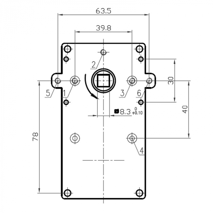 Motor rotisor KENTA 2 rpm, 21 Wati K9113058 [4]