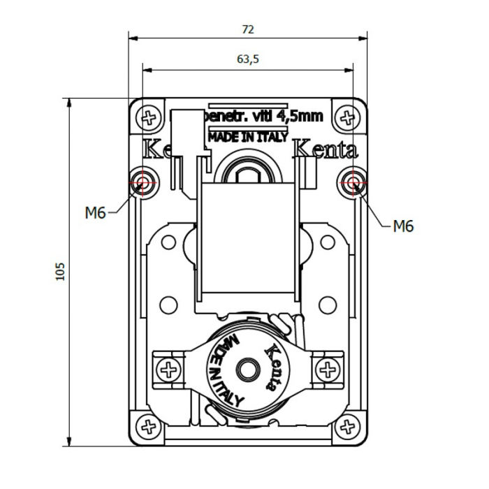 Motor rotisor KENTA 2 rpm, 23 Wati [2]