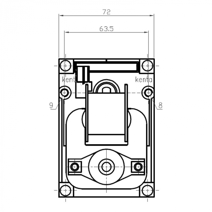 Motor rotisor KENTA 5 rpm, 50 Watt K9177312 [2]