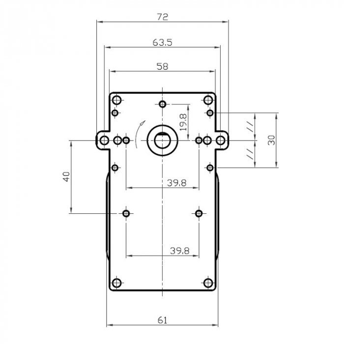 Motoreductor 1.5 RPM pentru sobe pe peleți ax 8,5 mm K9115005 [4]