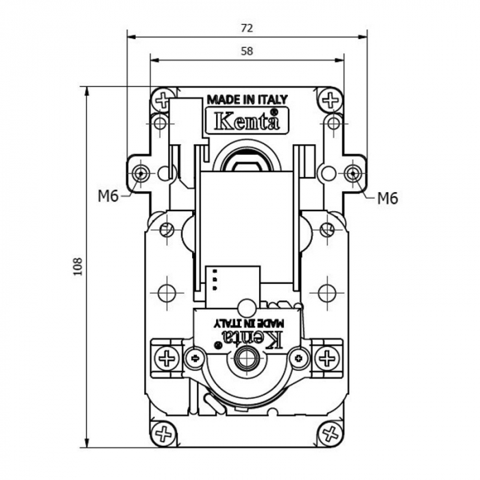Motoreductor 1.5 RPM ax 9,5mm   K9113000 [3]