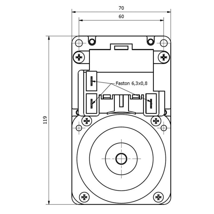 Motoreductor 5,6 RPM  sincron KENTA K9189302 [3]