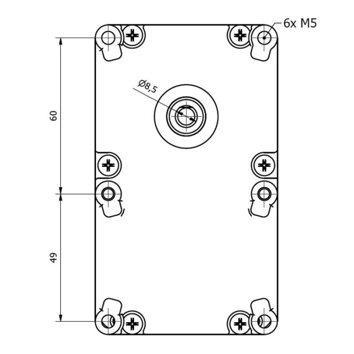 Motoreductor 5,6 RPM  sincron KENTA K9189302 [4]