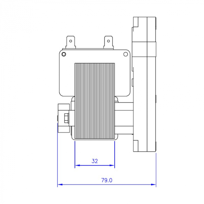 Motorreductor 5 RPM KB1004 fara ax [3]