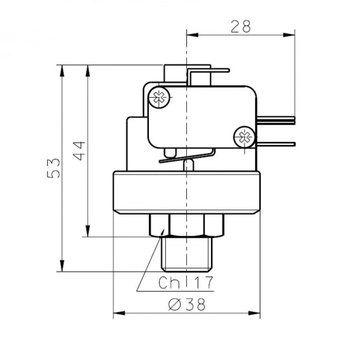 Presostat apa reglabil 1,5 - 4 bar XP200A [2]