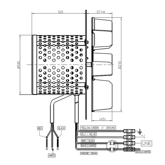Ventilator Aspirator de fum FERGAS VFM 210/45 RE C 260415 [2]