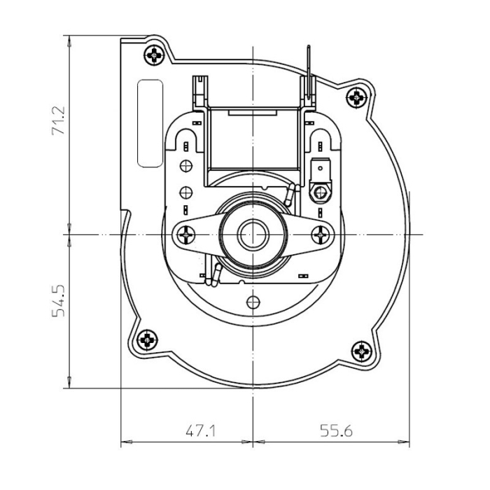 Ventilator centrifugal FERGAS CF 70-20 cod 201630 [2]