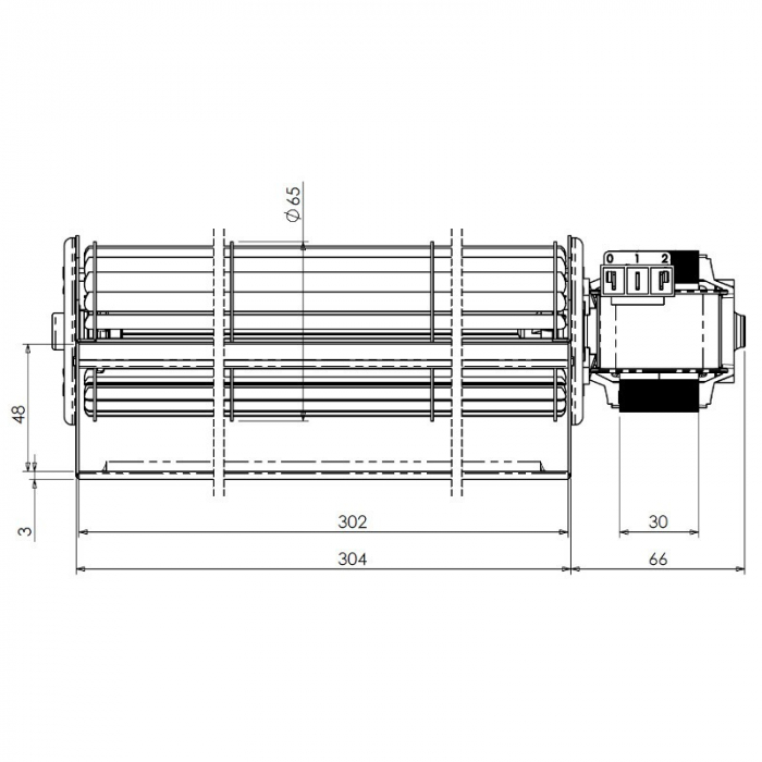 Ventilator tangential TRIAL THS30B5-033 [2]