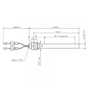 Rezistenta cu filet 3/8 12,5mm 120mm 235w (HT57868) [1]