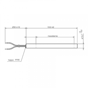 Rezistenta 12,7mm 101mm 300w [1]