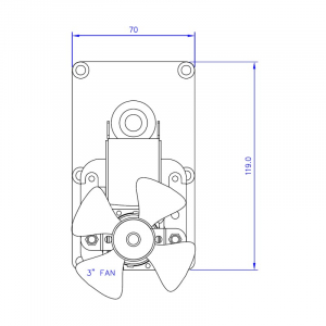 Motoreductor snec 5,3 rpm  ax 8,5mm  FB1146 [1]
