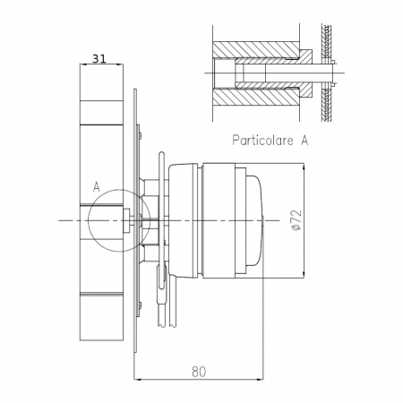 Extractor de fum  pentru sobe cu peleți , motor ECOFIT 2RECA3. [1]