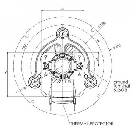 Extractor gaze si fum TRIAL CAF15Y-120S [2]