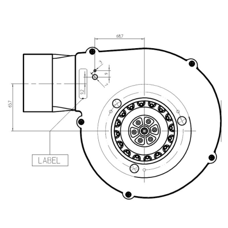 Extractor de fum - Ventilator de evacuare FERGAS 261006 [1]