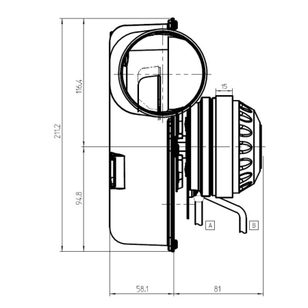 Extractor de fum - Ventilator de evacuare FERGAS 261006 [2]