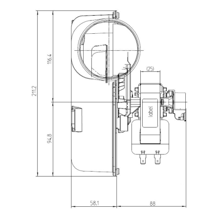 Extractor de fum - Ventilator de evacuare FERGAS 261007 [2]