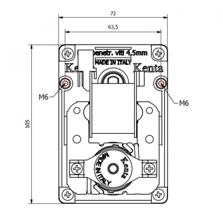 Motor rotisor KENTA 2 rpm, 23 Wati [1]