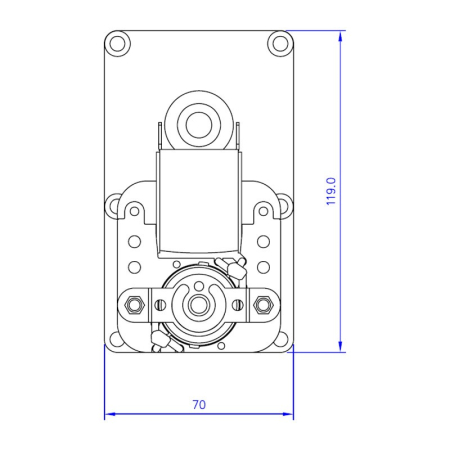 Motoreductor  4 RPM Mellor FB1271 cu encoder [4]