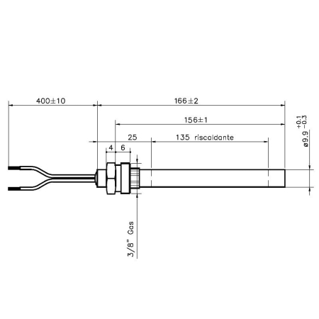 Rezistenta 166/156mm 9.9mm 250W   HT82252 [1]