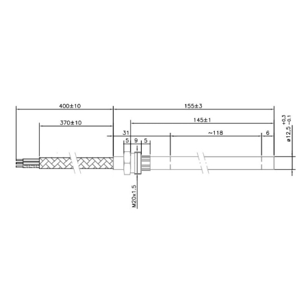 Rezistenta aprindere peleti ARCA GRANOLA, LPA, DUOTECH filet gas 1/2 [1]