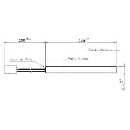 Rezistență bujie  liniară de aprindere peleti HT81474 [1]