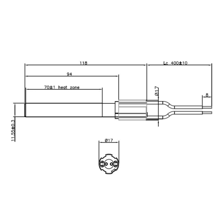Rezistenta ceramica 118mm 280 wati [1]