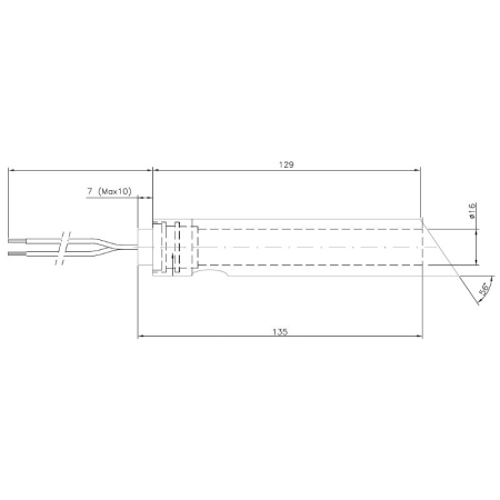 Rezistență de aprindere HT81865  cu tub transportor [1]