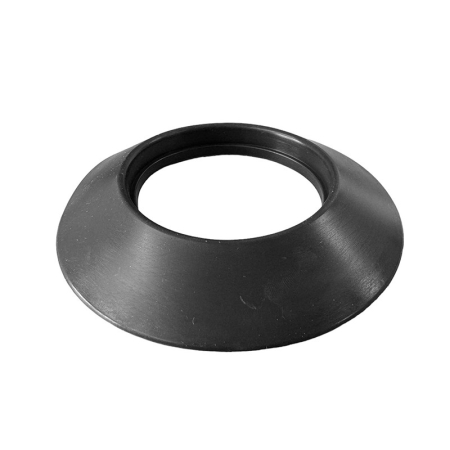 Burlane cos fum Inox - Rozetă din silicon pentru țevi de evacuare a gazelor arse  80 mm