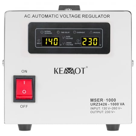 Stabilizator tensiune cu servomotor   1000VA KEMOT [1]