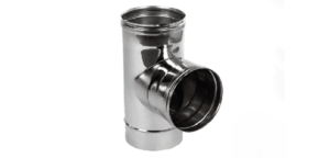 Burlane cos fum Inox - Teu Inox cazan peleti Ø80