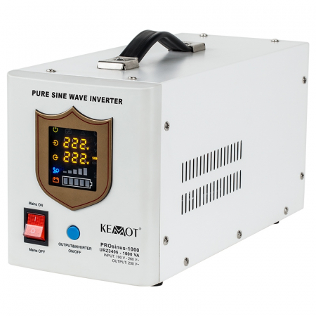 Stabilizatoare tensiune UPS - UPS Centrale termice sinus pur  1000VA/700W 12V KEMOT