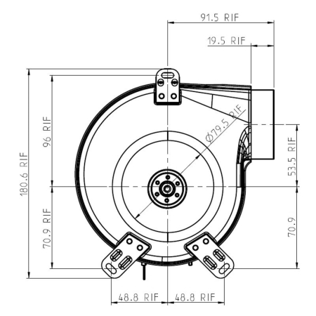 Venitilator de fum si gaze EVAGOLD30 [4]
