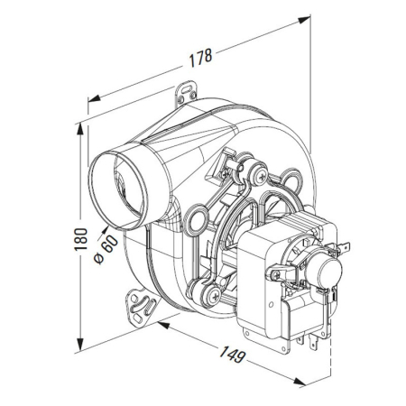 Venitilator de fum si gaze EVAGOLD30 [1]