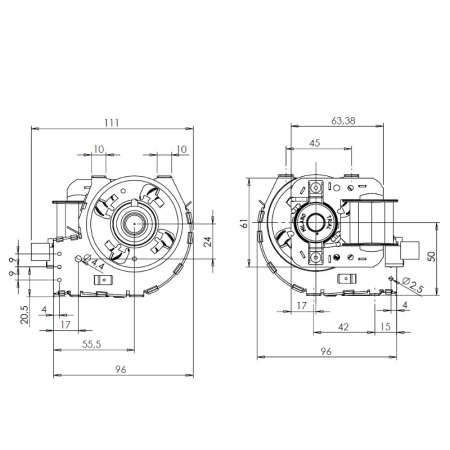Ventilator tangențial pentru semineu cu peleți TRIAL THS27B6-019 [3]
