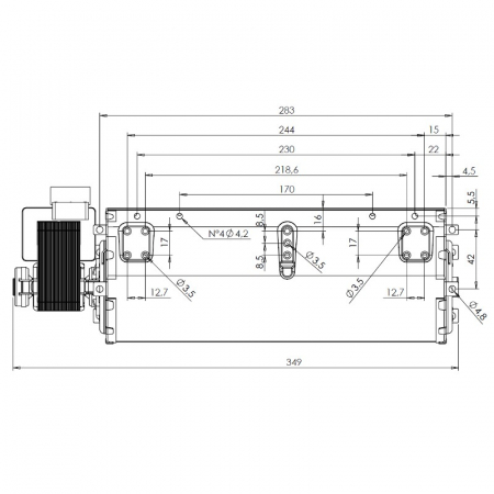 Ventilator tangențial pentru semineu cu peleți TRIAL THS27B6-019 [2]