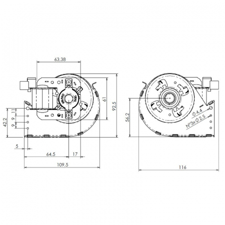 Ventilator tangential TRIAL THS30B5-033 [3]