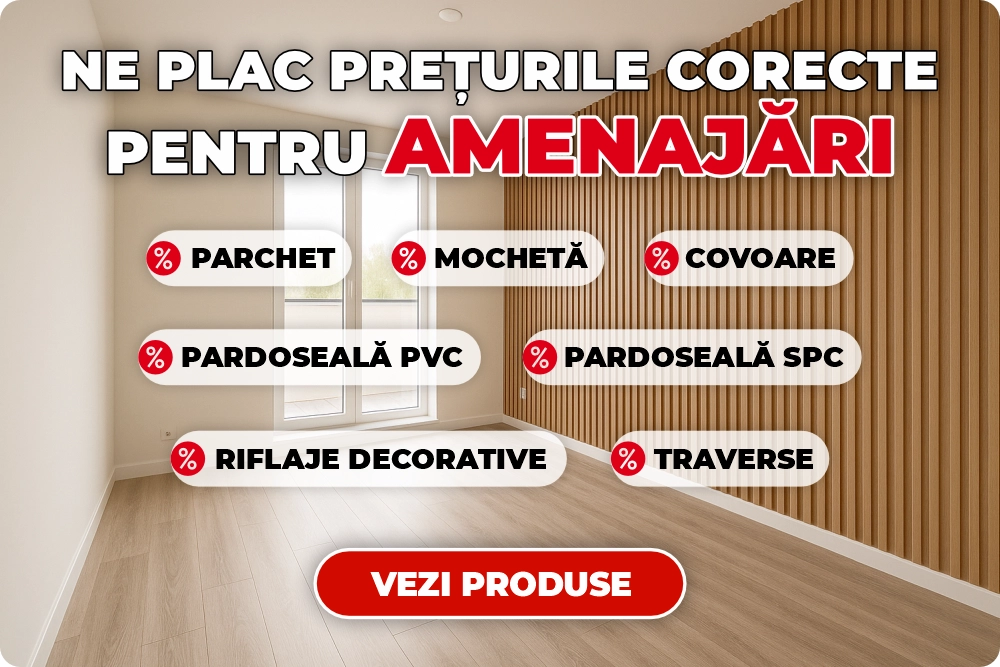 Ne plac prețurile corecte pentru Amenajari