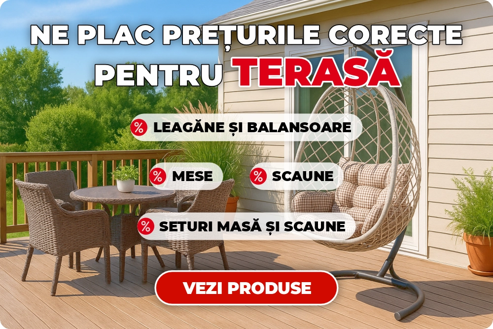 Ne plac prețurile corecte pentru Terasa