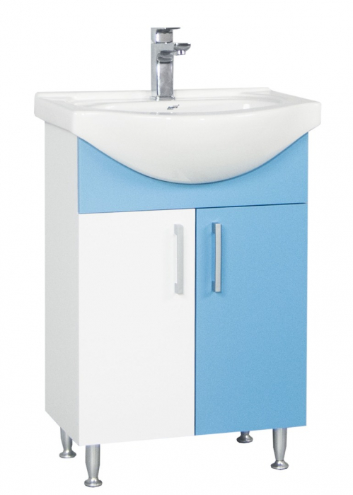 Set Baza si Lavoar seria 001, eco, 55 cm, bleu [1]