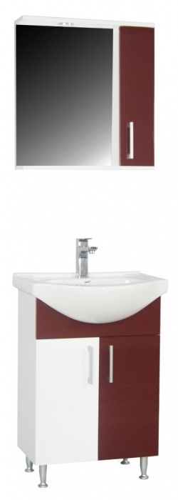 Set Baza si Lavoar seria 001, eco, 60 cm, bordo [4]