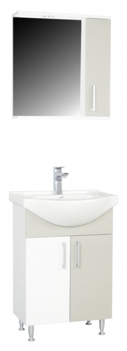 Set Baza si Lavoar seria 005, eco, 50 cm, taupe [3]