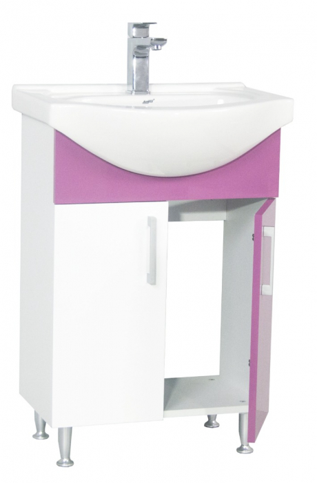 Set Baza si Lavoar seria 001, eco, 60 cm, violet [2]