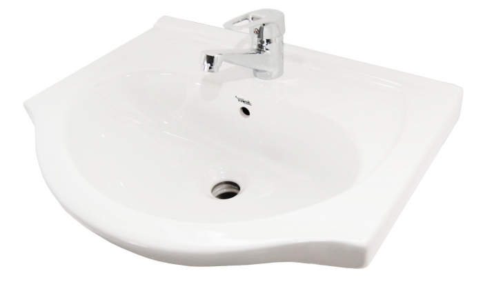 Set Baza si Lavoar seria 005, eco, 50 cm, alb [5]