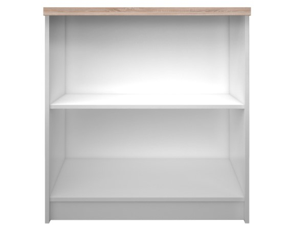 Biblioteca deschisa TOP MIX, alb, 80x33x85 cm