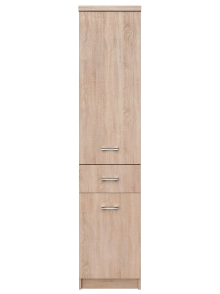 Biblioteca TOP MIX, 2 usi, 1 sertar, stejar sonoma, 40x33x183 cm