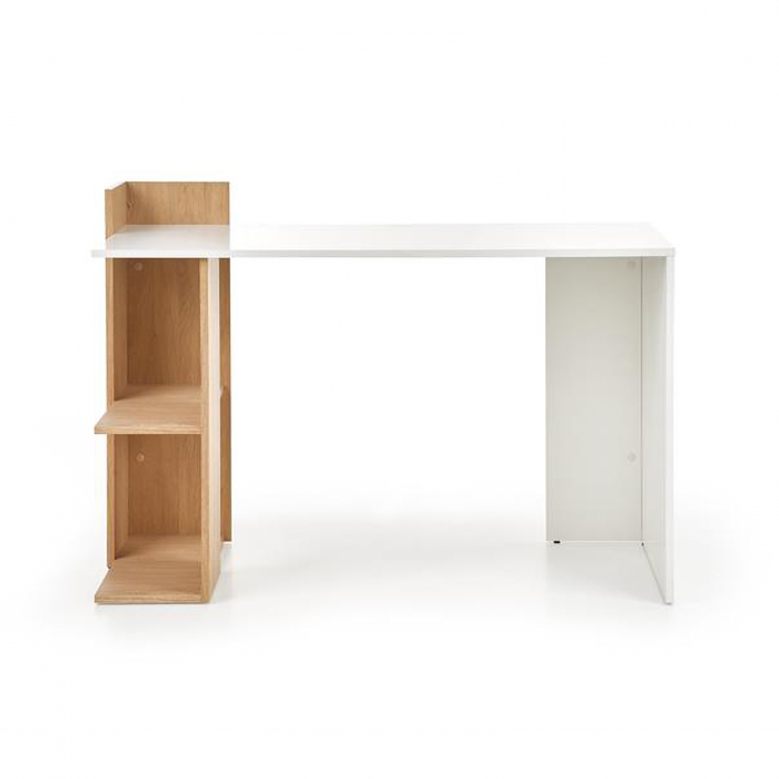 Birou FINO, cu rafturi, stejar + gri antracit, 122x57x85 cm - ExpoMob [4]