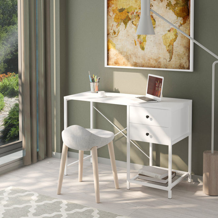 Birou Lenon RF212002, alb, 106,5x45x73 cm - ExpoMob [5]