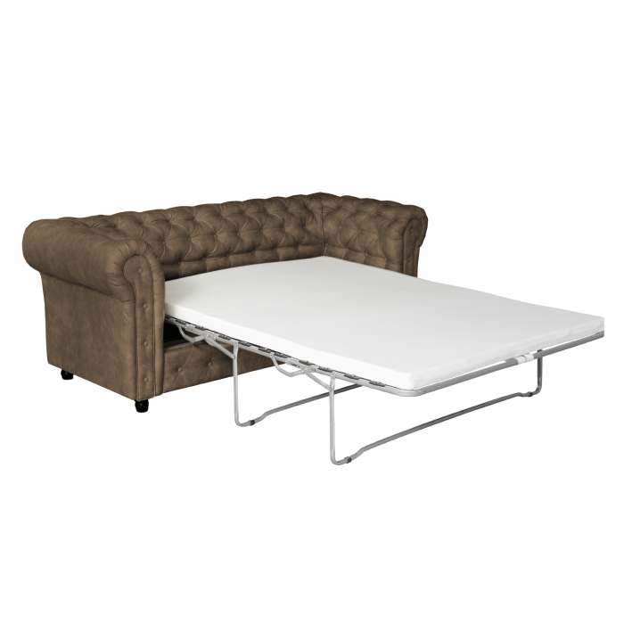 Canapea CHESTERFIELD extensibila, 3 locuri, cu arcuri si lada depozitare, 205x90x80 cm - ExpoMob [3]
